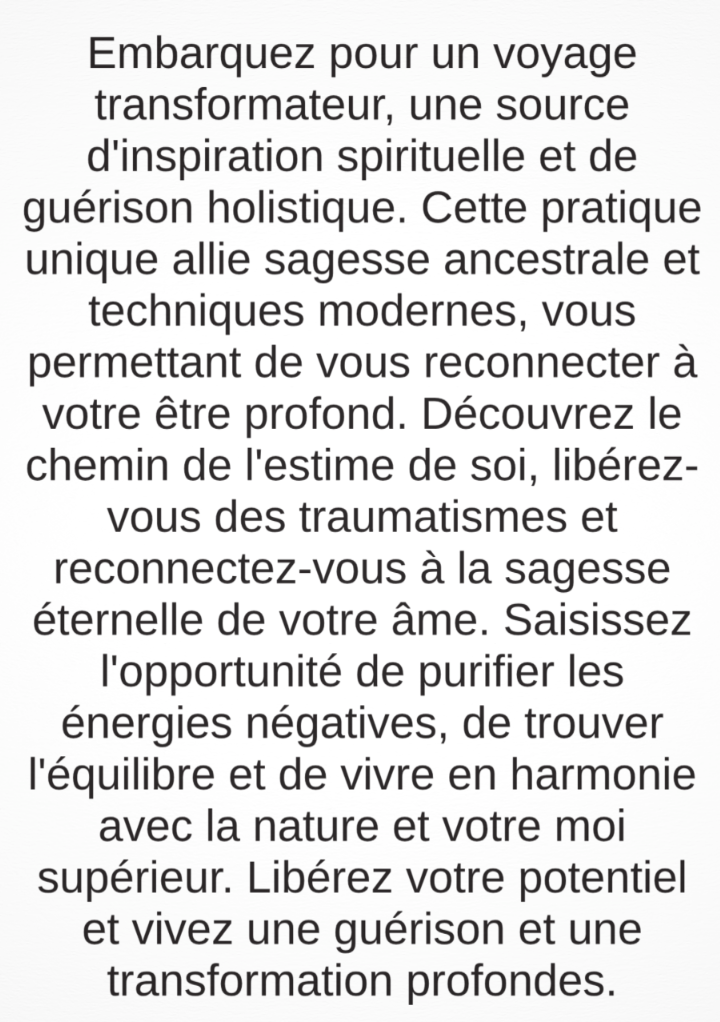 2h Harmoniser votre dialogue intérieur - thérapie somatique TRE & IFS & Diététique/Nutrition
