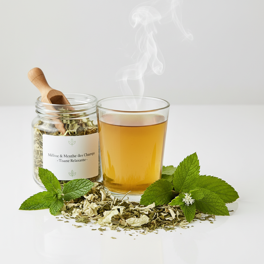 50g menthe des champs et la mélisse tisane